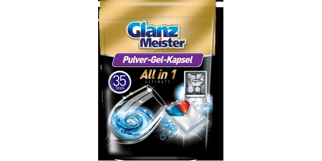 Glanz Meister Ultimate Allin1 - 35 ks GELOVÉ tablety do myčky                                                                                                                                                                                             
