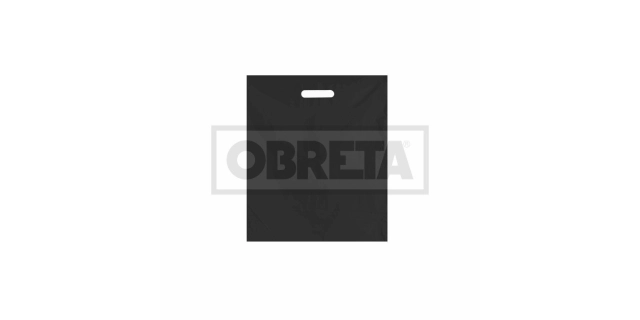 Taška LDPE průhmat 38x45+5cm ČERNÁ                                                                                                                                                                                                                        
