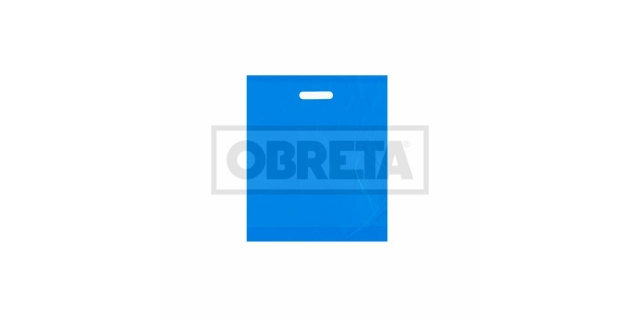 Taška LDPE průhmat 38x45+5cm MODRÁ                                                                                                                                                                                                                        