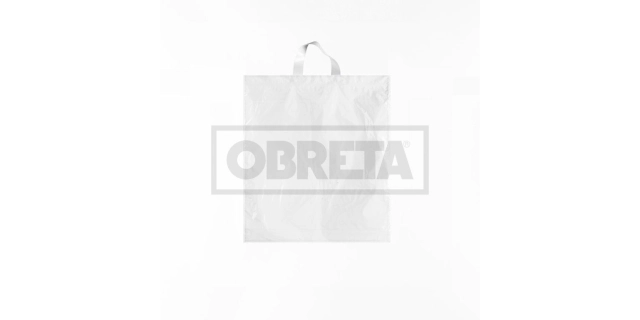 Taška LDPE s držadlem 38x46+4cm BÍLÁ                                                                                                                                                                                                                      