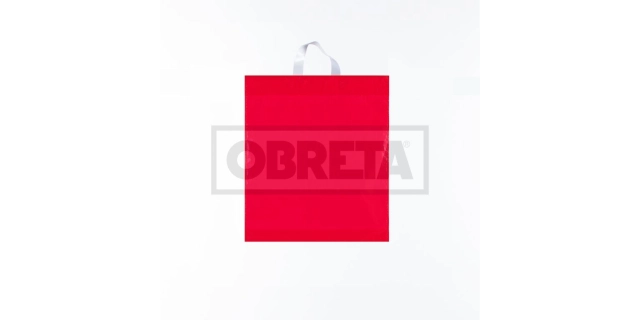Taška LDPE s držadlem 38x46+4cm ČERVENÁ                                                                                                                                                                                                                   