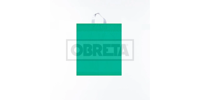 Taška LDPE s držadlem 38x46+4cm ZELENÁ                                                                                                                                                                                                                    