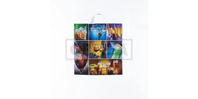 Taška LDPE s držadlem 46x50+5cm - ALKOHOL                                                                                                                                                                                                                 