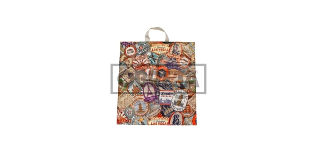 Taška LDPE s držadlem 46x50+5cm - TRAVEL KOM                                                                                                                                                                                                              
