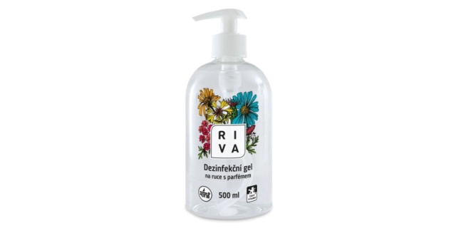 Riva dezinfekční gel na ruce 500 ml                                                                                                                                                                                                                       