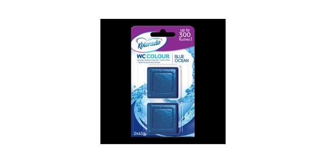Kolorado WC Colour toilet block, blue 2 pcs                                                                                                                                                                                                               