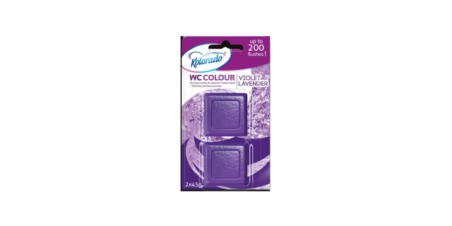 Kolorado WC Colour toilet block, lavender 2 pcs                                                                                                                                                                                                           