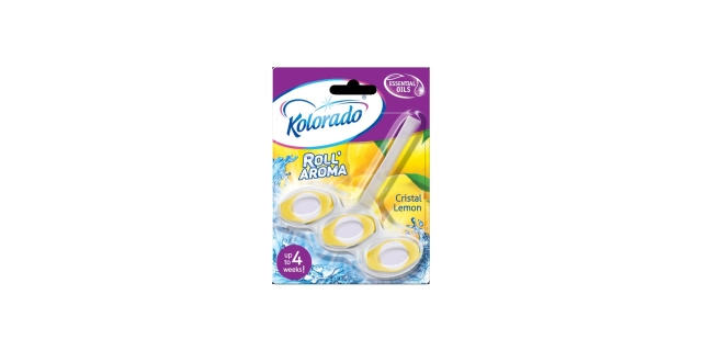 Kolorado Roll Aroma Three-phase toilet block CRISTAL LEMON 51 g                                                                                                                                                                                           