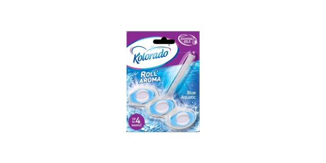 Kolorado Roll Aroma Three-phase toilet block BLUE AQUATIC 51 g                                                                                                                                                                                            