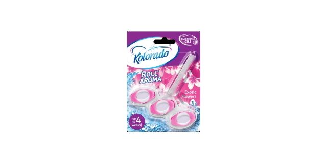 Kolorado Roll Aroma Three-phase toilet block EXOTIC FLOWERS 51 g                                                                                                                                                                                          