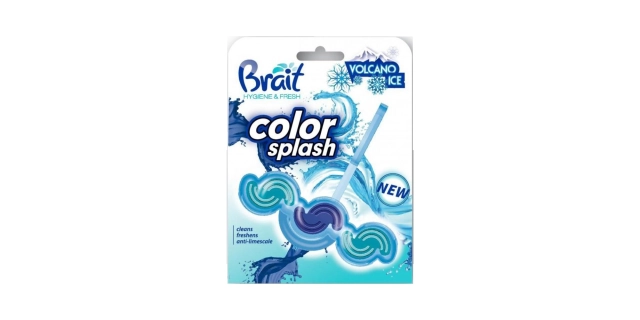 Brait kostka do WC color splash NEW Volcano Ice 45 g                                                                                                                                                                                                      