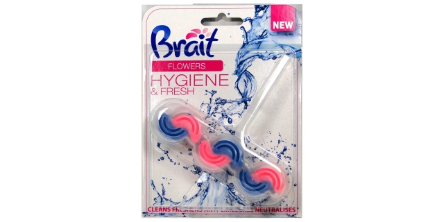 Brait kostka do WC - vůně květin 45 g                                                                                                                                                                                                                     