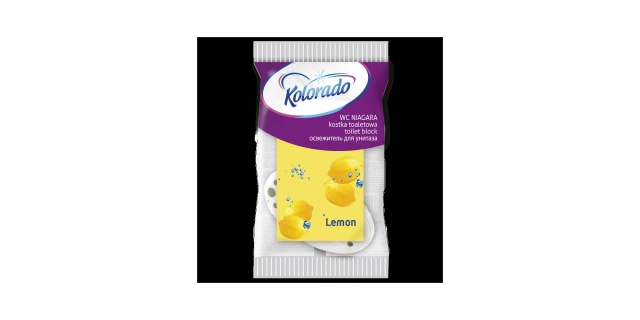 Kolorado WC Niagara toilet block in basket 35 g, LEMON                                                                                                                                                                                                    