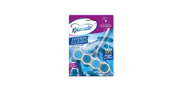 Kolorado WC block hyper clean Aqua Splash 45 g                                                                                                                                                                                                            