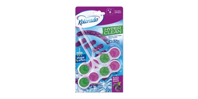 Kolorado WC block hyper clean Blackberry 2x45 g                                                                                                                                                                                                           