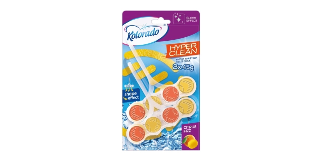 Kolorado WC block hyper clean Citrus Fizz 2x45 g                                                                                                                                                                                                          