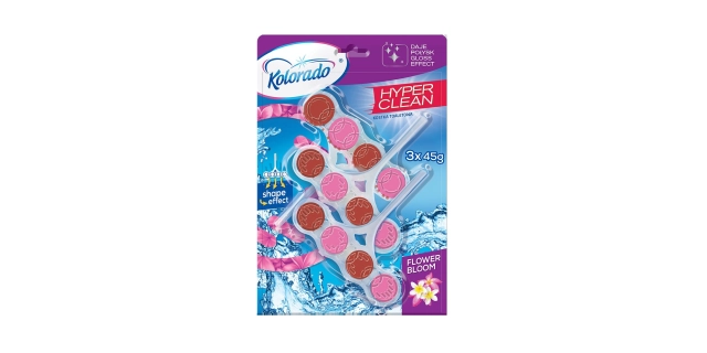 Kolorado WC block hyper clean FLOWER BLOOM 3x45 g                                                                                                                                                                                                         