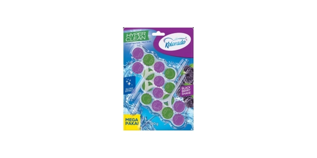 Kolorado WC block hyper clean BLACKBERRY SHAKE 4x45 g                                                                                                                                                                                                     