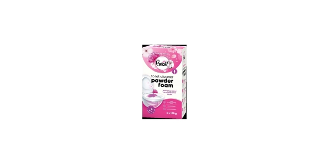 Brait wc pěnící čistící prášek lemon & basil 3x100 g                                                                                                                                                                                                      