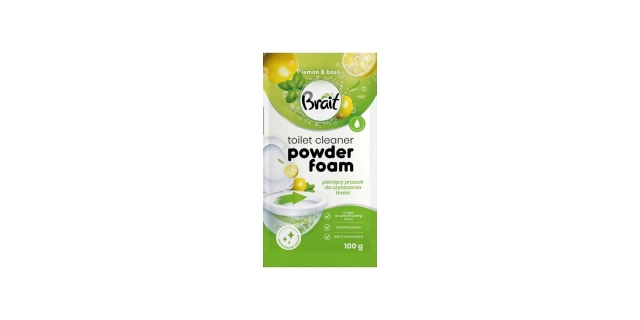 Brait wc pěnící čistící prášek cotton flower 100 ml                                                                                                                                                                                                       