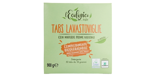 L'ECOLOGICO TABS LAVASTOVIGLIE 50 ks EKO tablety do myčky na nádobí                                                                                                                                                                                       