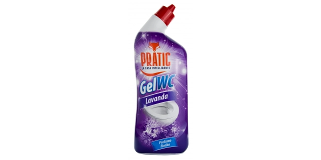 PRATIC GEL WC LAVANDA 750 ml WC gel s vůní levandule                                                                                                                                                                                                      