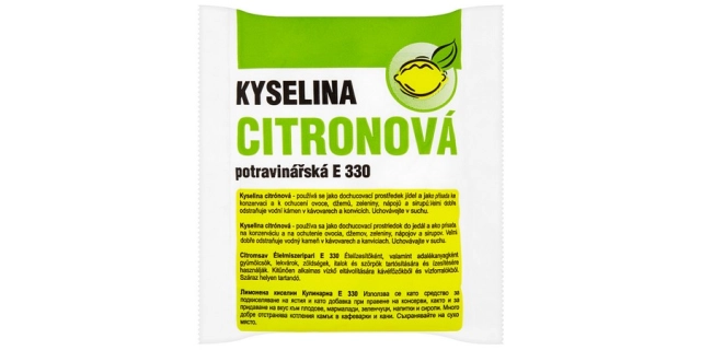Kyselina citrónová E330 100g                                                                                                                                                                                                                              