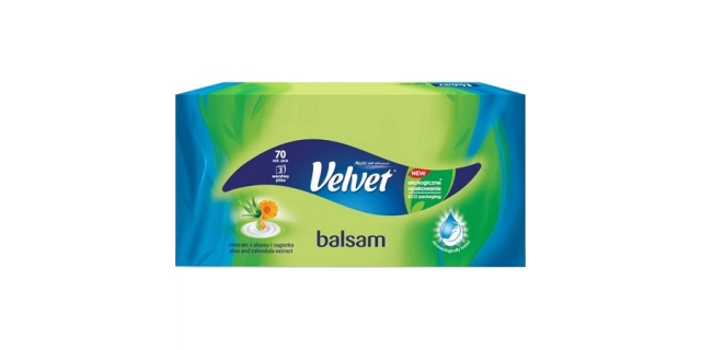 Kosmetické ubrousky Velvet Balsam 70 - 3vrs.                                                                                                                                                                                                              