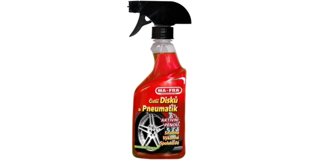 Čistič disků a pneumatik 500ml CZ/SK/HU - rozprašovač                                                                                                                                                                                                     