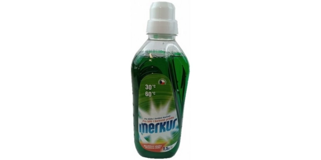 Merkur gel na bílé i barevné prádlo 1,5 l - 30 PD                                                                                                                                                                                                         