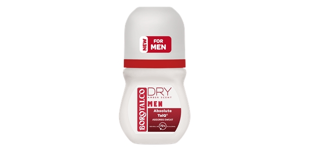 BOROTALCO Deo kuličkový MEN Dry Amber 50ml                                                                                                                                                                                                                