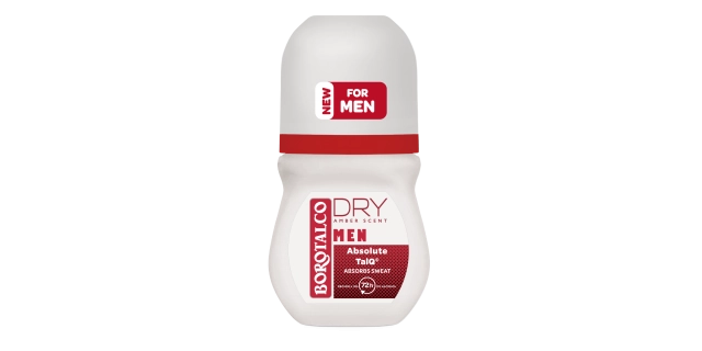 BOROTALCO Deo kuličkový MEN Dry Amber 50ml                                                                                                                                                                                                                