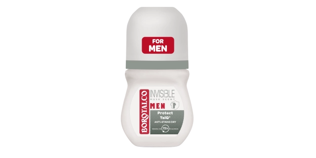 BOROTALCO Deo kuličkový MEN Invisible Dry 50ml                                                                                                                                                                                                            