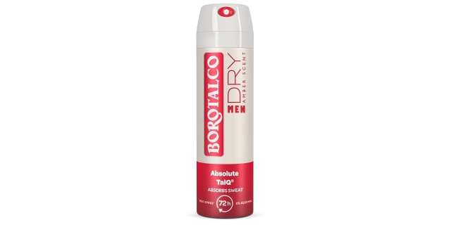 BOROTALCO Deo ve spreji MEN Dry Amber 150ml                                                                                                                                                                                                               