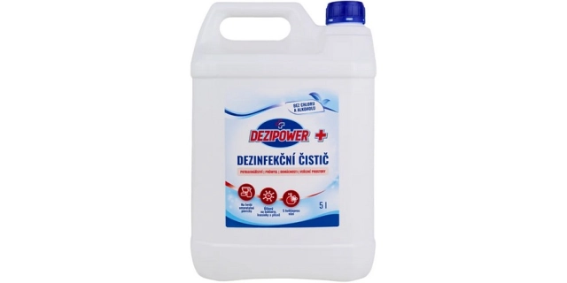 DEZIPOWER PLUS dezinfekční čistič 5 l Univerzální čisticí a dezinfekční prostředek                                                                                                                                                                        