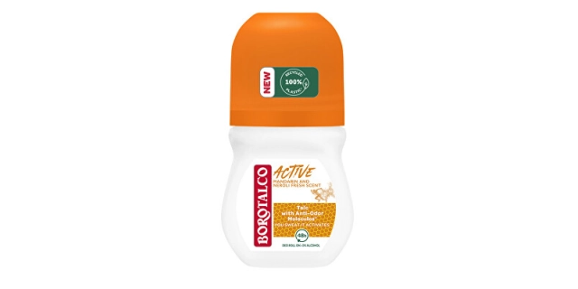 BOROTALCO Deo kuličkový Active Mandarinka 50 ml                                                                                                                                                                                                           