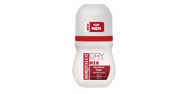 BOROTALCO Deo kuličkový MEN Dry Amber 50ml                                                                                                                                                                                                                