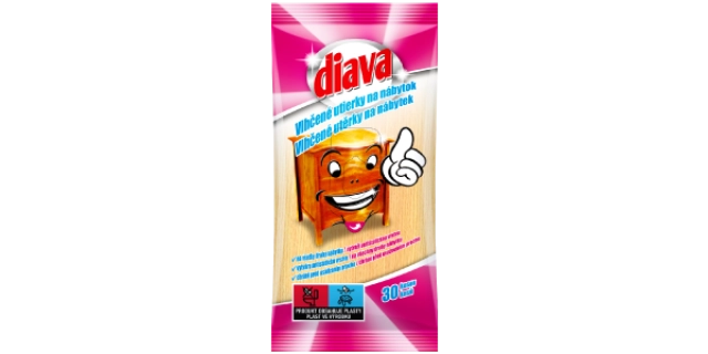 DIAVA vlhčené utěrky 30ks                                                                                                                                                                                                                                 
