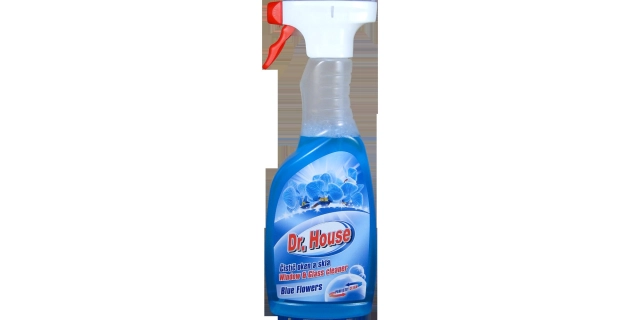 Dr. House čistič oken s rozprašovačem Blue flower 500 ml                                                                                                                                                                                                  