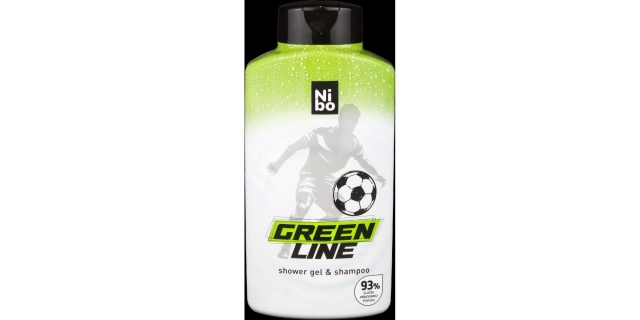 NIBO NEW pánský sprchový gel a šampon Green Line 500 ml                                                                                                                                                                                                   