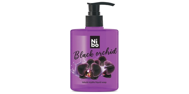 NIBO tekuté mýdlo s dávkovačem Black Orchid 500 ml                                                                                                                                                                                                        