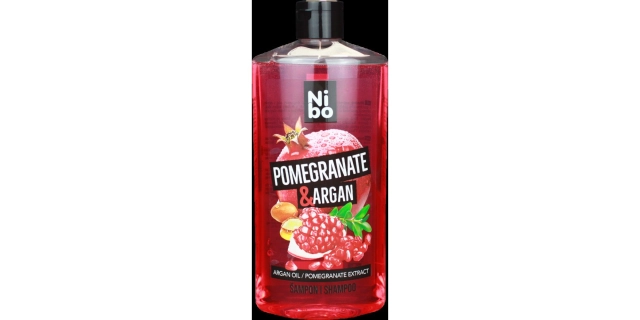 NIBO šampon Granátové jablko a argan pro suché vlasy 500 ml                                                                                                                                                                                               