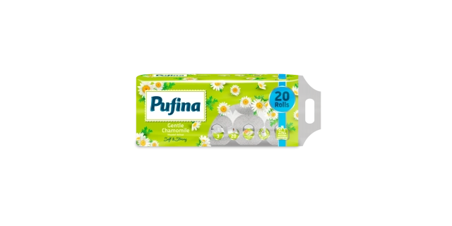 TP Pufina Gentle Chamomile. 3vr., 20x140út.,18,9m                                                                                                                                                                                                         