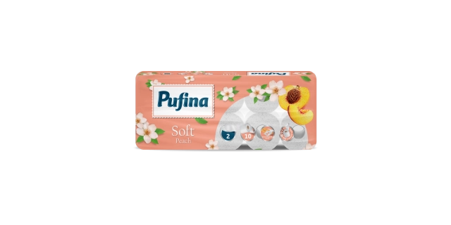TP Pufina Soft Peach, 2vr., 10x150út., 18m                                                                                                                                                                                                                