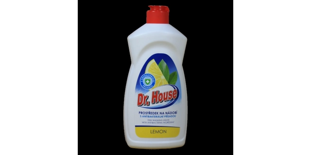 Dr. House s antibakteriální přísadou na mytí nádobí Lemon 500 ml                                                                                                                                                                                          