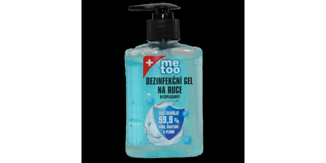 Me too DEZINFEKČNÍ gel na ruce s dávkovačem 250 ml                                                                                                                                                                                                        