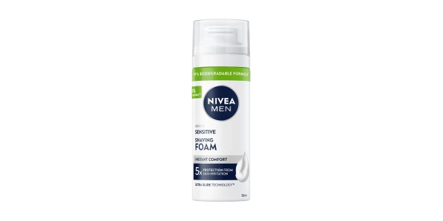 Nivea Men Pěna na holení Sensitive mini 50ml                                                                                                                                                                                                              