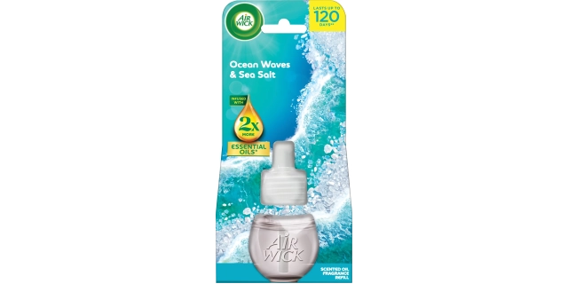Air Wick tekutá náplň do elektrického přístroje - Oceán a mořská sůl.                                                                                                                                                                                     