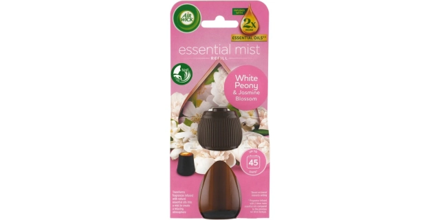 Air Wick náplň pro aroma difuzér - Pivoňka a jasmínový květ.                                                                                                                                                                                              