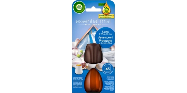 Air Wick náplň pro aroma difuzér - Prádlo a bílá orchidej.                                                                                                                                                                                                